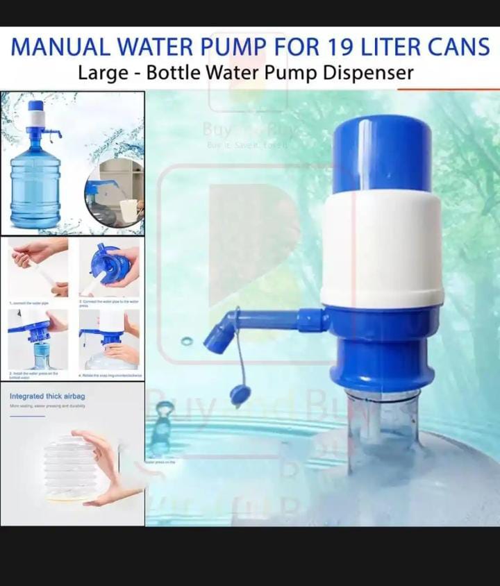 Manual Hand Pressure Water Bottle Pump – BPA-Free, Easy Use